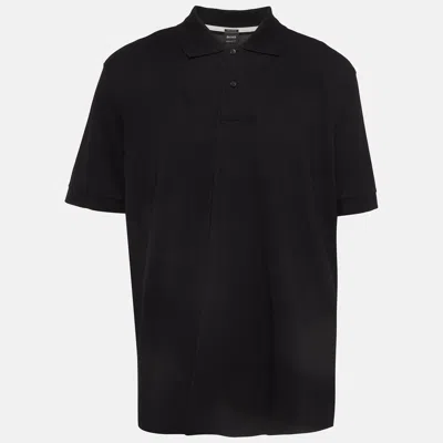 Boss By Hugo Boss Black Pima Cotton Polo T-shirt