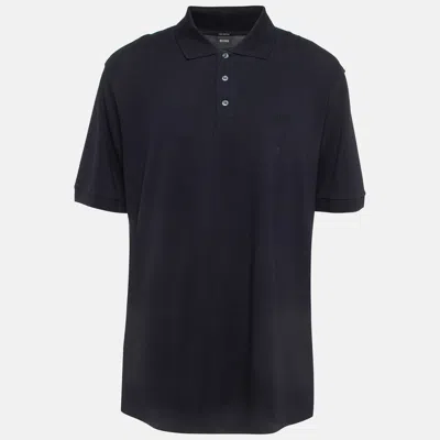 Boss By Hugo Boss Black Pima Cotton Polo T-shirt