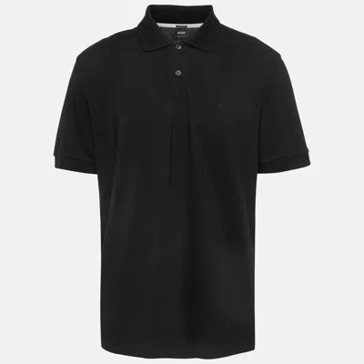 Pre-owned Boss By Hugo Boss Black Pima Cotton Polo T-shirt Xxxl