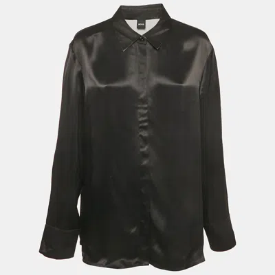 Boss By Hugo Boss Black Sateen Beruta Shirt