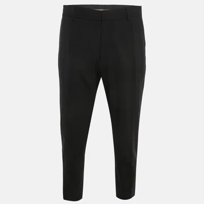 Pre-owned Boss By Hugo Boss Black Wool Formal Trousers Xl