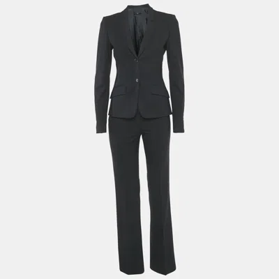 Pre-owned Boss By Hugo Boss Black Wool Jaden Blazer & Tuliana 2 Pants Xs