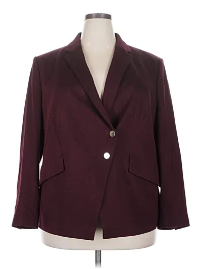 Pre-owned Boss By Hugo Boss Blazer Jacket In Burgundy