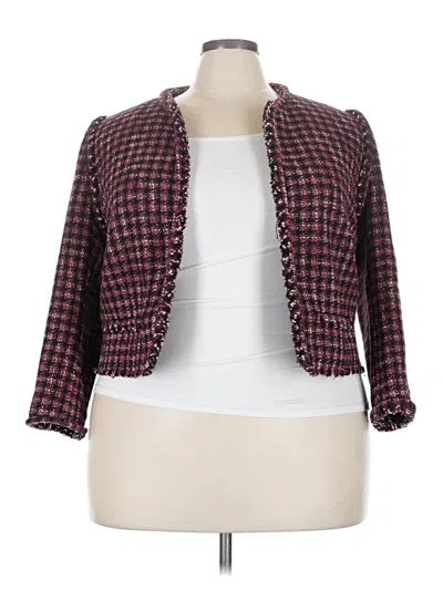 Pre-owned Boss By Hugo Boss Blazer Jacket In Burgundy