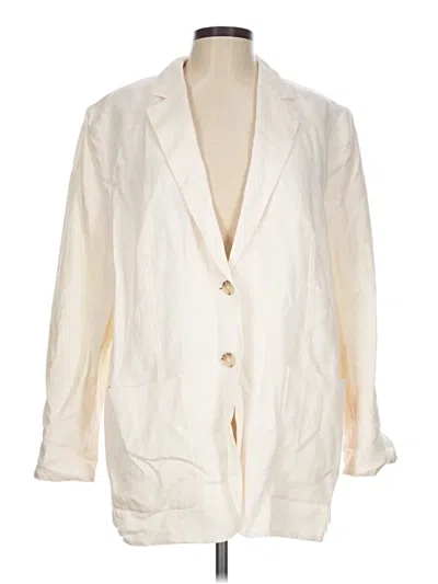 Pre-owned Boss By Hugo Boss Blazer Jacket In Ivory