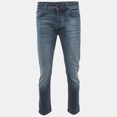 Boss By Hugo Boss Blue Denim Taber Tapered Fit Jeans L/wait