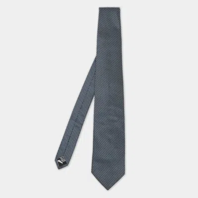 Boss By Hugo Boss Blue Patterned Jacquard Silk Tie In Red