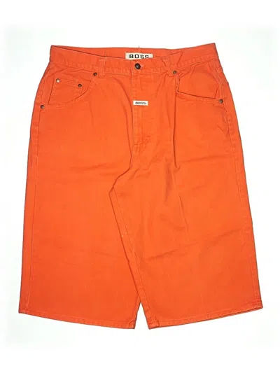 Pre-owned Boss By Hugo Boss Board Shorts In Orange