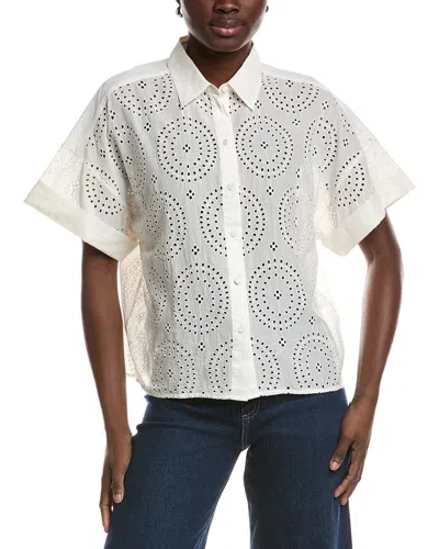 Boss By Hugo Boss Boss Hugo Boss Bisenas Eyelet Shirt In Multi