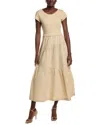 Boss By Hugo Boss Boss Hugo Boss Enesi Midi Dress In Neutral
