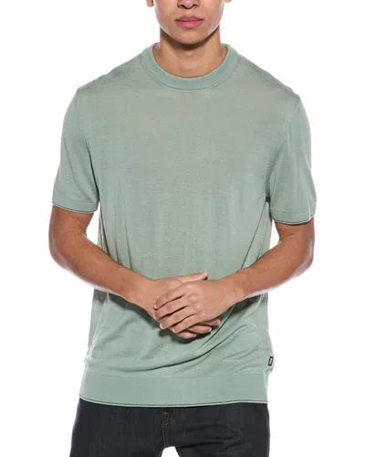 Boss By Hugo Boss Boss Hugo Boss Tramonte Linen-blend T-shirt In Green