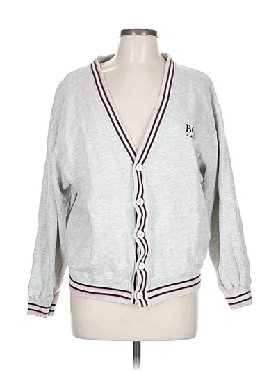 Pre-owned Boss By Hugo Boss Cardigan Sweater In Gray
