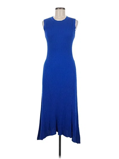 Pre-owned Boss By Hugo Boss Casual Dress In Blue