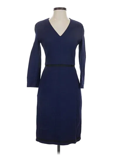 Pre-owned Boss By Hugo Boss Casual Dress In Blue