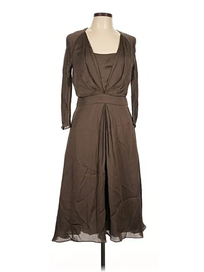 Pre-owned Boss By Hugo Boss Casual Dress In Brown