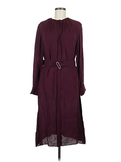 Pre-owned Boss By Hugo Boss Casual Dress In Burgundy