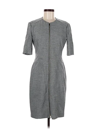 Pre-owned Boss By Hugo Boss Casual Dress In Gray