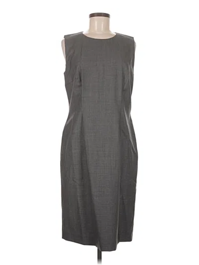 Pre-owned Boss By Hugo Boss Casual Dress In Gray
