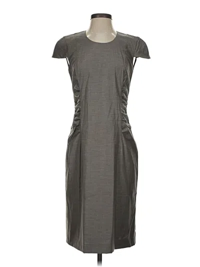 Pre-owned Boss By Hugo Boss Casual Dress In Gray