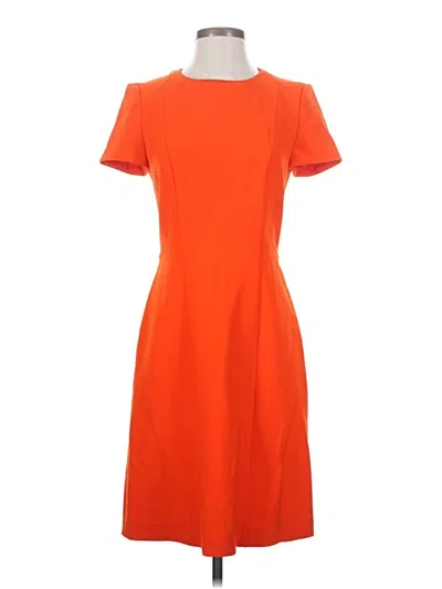 Pre-owned Boss By Hugo Boss Casual Dress In Orange