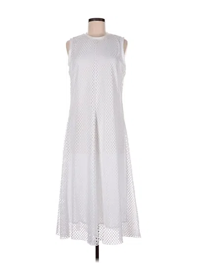 Pre-owned Boss By Hugo Boss Casual Dress In White