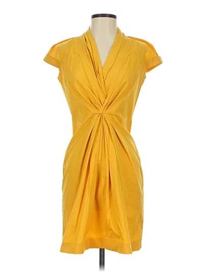 Pre-owned Boss By Hugo Boss Casual Dress In Yellow