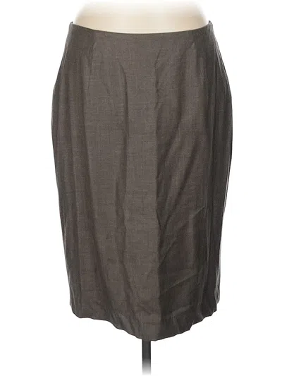 Pre-owned Boss By Hugo Boss Casual Skirt In Gray