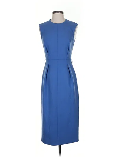 Pre-owned Boss By Hugo Boss Cocktail Dress In Blue