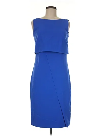 Pre-owned Boss By Hugo Boss Cocktail Dress In Blue