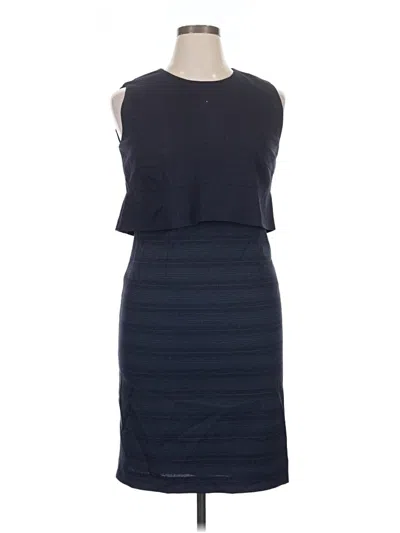 Pre-owned Boss By Hugo Boss Cocktail Dress In Blue