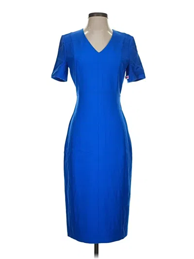 Pre-owned Boss By Hugo Boss Cocktail Dress In Blue