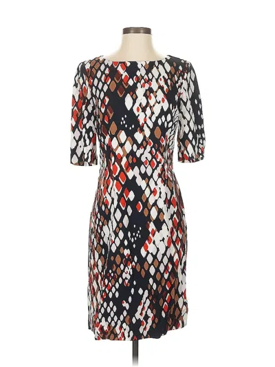 Pre-owned Boss By Hugo Boss Cocktail Dress In Brown