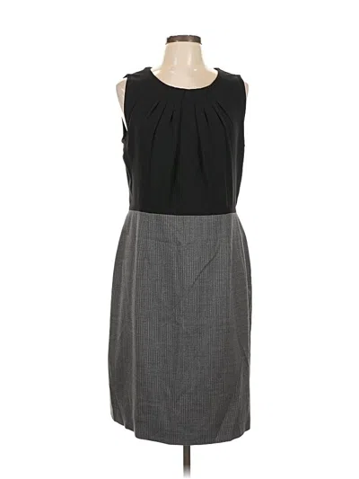 Pre-owned Boss By Hugo Boss Cocktail Dress In Gray
