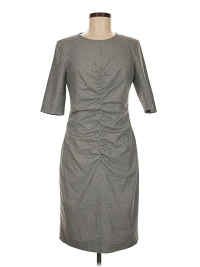 Pre-owned Boss By Hugo Boss Cocktail Dress In Gray