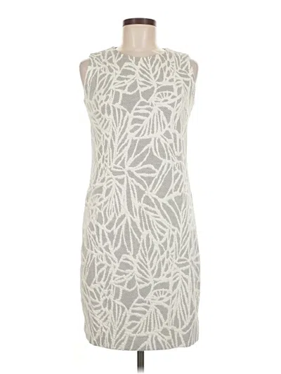 Pre-owned Boss By Hugo Boss Cocktail Dress In Gray