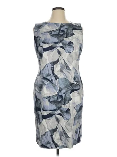 Pre-owned Boss By Hugo Boss Cocktail Dress In Gray