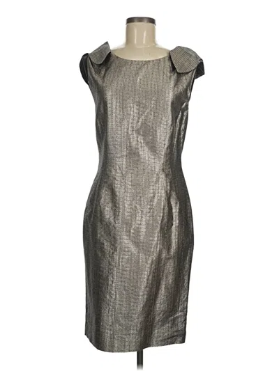 Pre-owned Boss By Hugo Boss Cocktail Dress In Silver