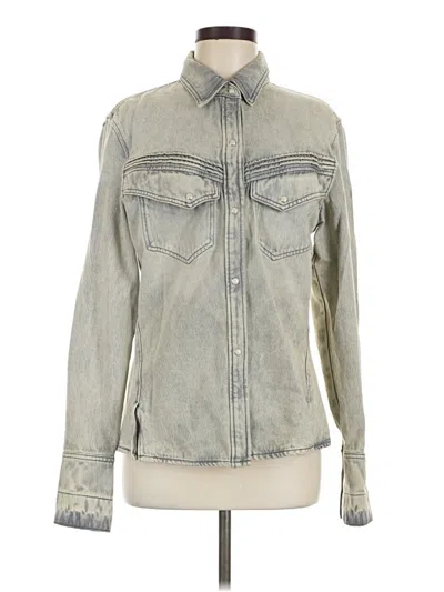 Pre-owned Boss By Hugo Boss Denim Jacket In Gray