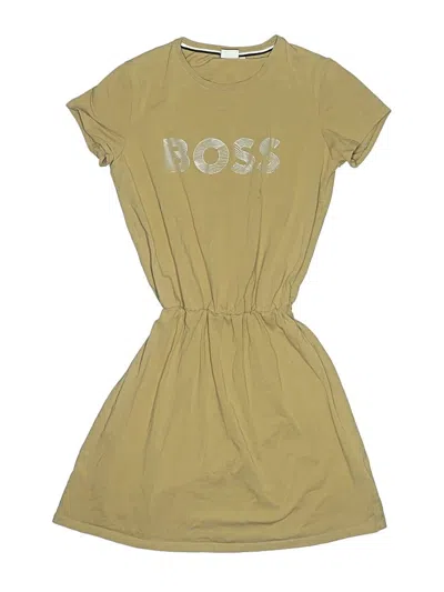 Pre-owned Boss By Hugo Boss Kids' Dress In Tan