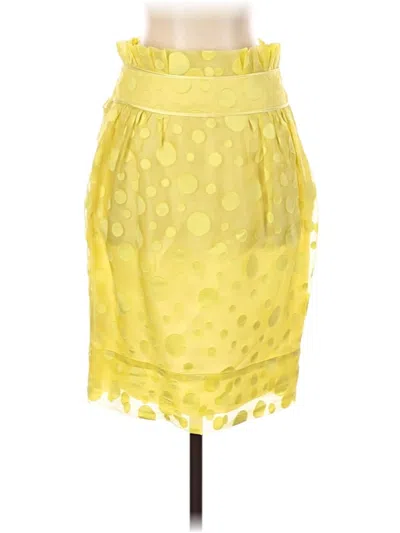 Pre-owned Boss By Hugo Boss Formal Skirt In Yellow