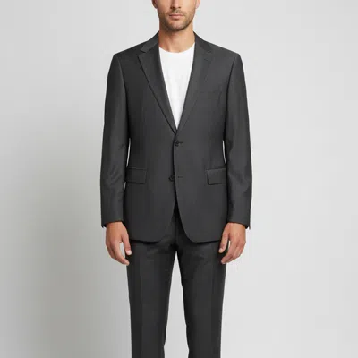 Pre-owned Boss By Hugo Boss Grey Wool Single Breasted Bertolucci/movie Blazer L In Gray