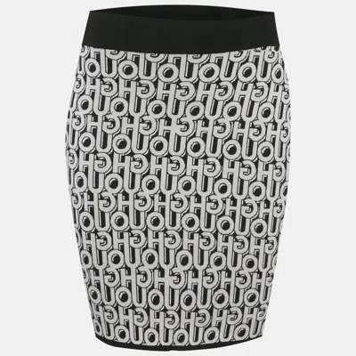 Boss By Hugo Boss Hugo By Hugo Boss Black Logo Intarsia Knit Mini Skirt