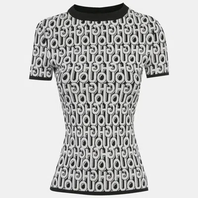 Boss By Hugo Boss Hugo By Hugo Boss Black Logo Intarsia Knit Sweater Top