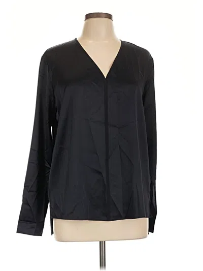 Pre-owned Boss By Hugo Boss Long Sleeve Blouse In Black