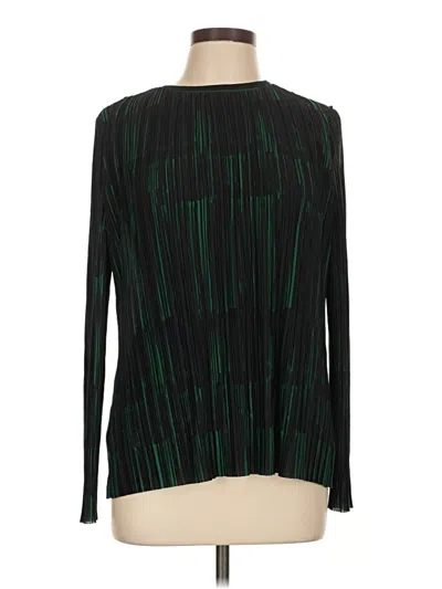 Pre-owned Boss By Hugo Boss Long Sleeve Blouse In Green
