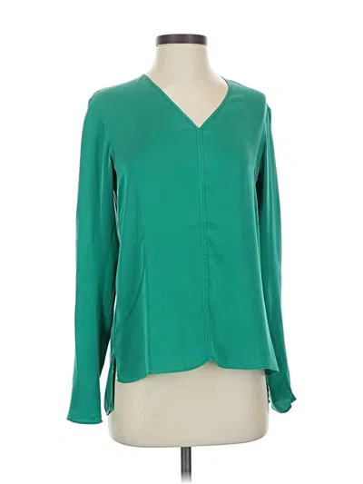 Pre-owned Boss By Hugo Boss Long Sleeve Blouse In Green