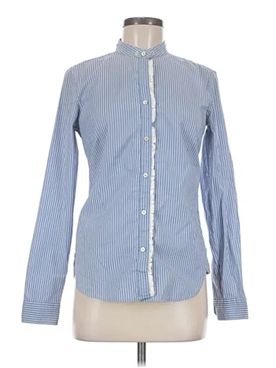 Pre-owned Boss By Hugo Boss Long Sleeve Button Down Shirt In Blue