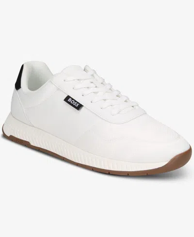 Boss By Hugo Boss Men's Titanium Runn Sneakers In Multi