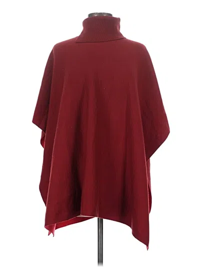 Pre-owned Boss By Hugo Boss Poncho In Burgundy