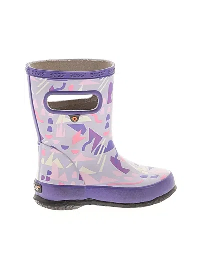 Pre-owned Boss By Hugo Boss Kids' Rain Boots In Purple